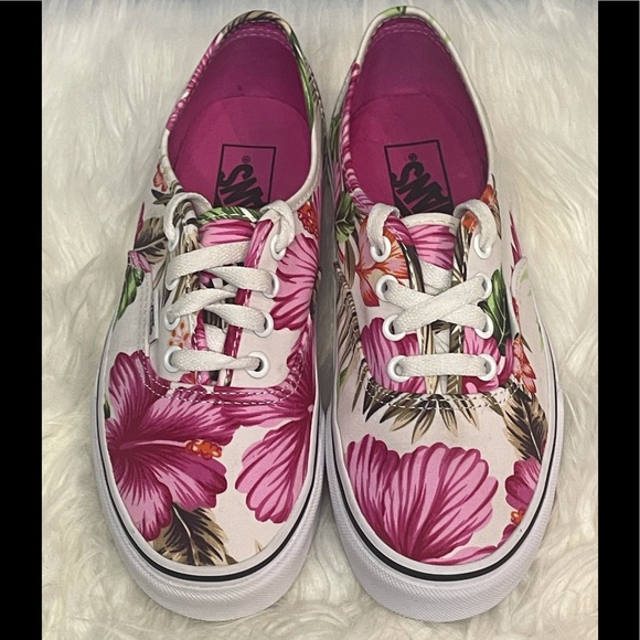 Vans Shoes - VANS HIBISCUS FORAL SNEAKERS WOMEN’S SZ 6